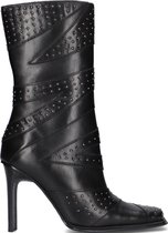 Bronx New-britney Enkellaarsjes - Enkelboots met rits - Dames - Zwart - Maat 36