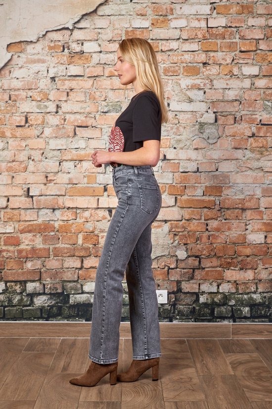 Toxik3 taille recht model flare jeans | bol.com