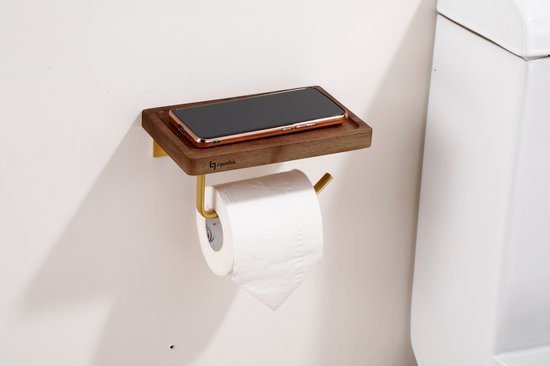 Dérouleur papier et porte brosse WC - L'Incroyable