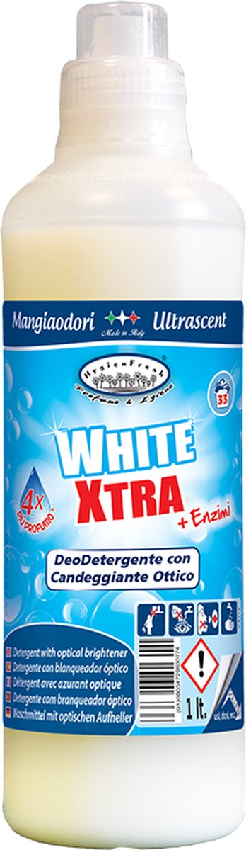 White Xtra Krachtig Vloeibaar Wasmiddel - Witte Was 1000ML