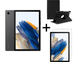 Samsung Galaxy Tab A8 (2021) - 32GB - Wifi - 10.5 inch - Gray + Draaibare hoes + Screenprotector tempered glass