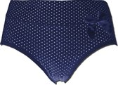 Dames slips Fine Woman 3 pack stippel donkerblauw M