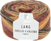 Lang Yarns Mille Colori 200 11 Bruin/oranje/rood