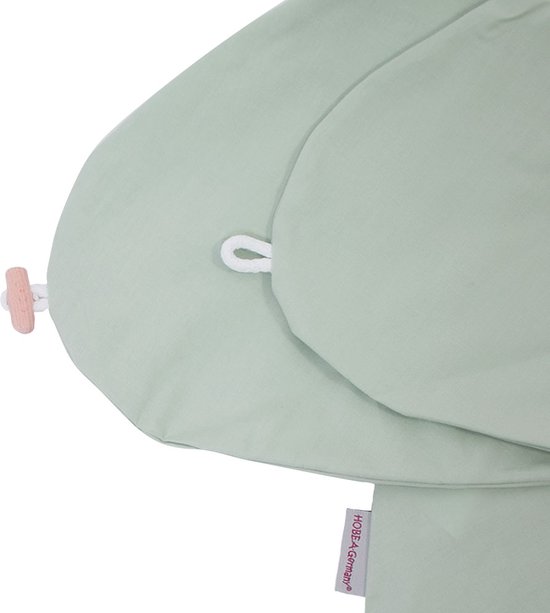 Voedingskussen - Hobea hoes voor zwangerschaps-/voedingskussen - Pastelgroen