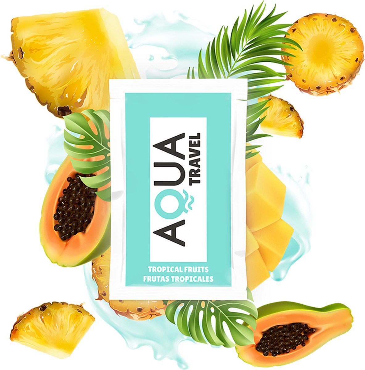 Goedkoopste AQUA TRAVEL | Aqua Travel Tropical Fruits Flavour Waterbased Lubricant - 6 Ml