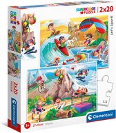 Clementoni Puzzel Let’s Sport 2x20