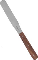 Belux Surgical / Spatel roestvrij stalen mes en houten handvat 23cm