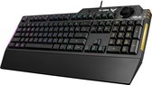 ASUS TUF K1 gamingtoetsenbord - RGB Aura Sync AZERTY-membraan