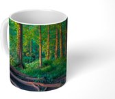 Mok - Felle kleuren in het tropische regenwoud in de zomer - 350 ML - Beker