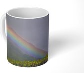 Mok - Regenboog boven berg in Hawaï - 350 ML - Beker
