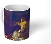 Mok - Abraham en de engelen - Rembrandt van Rijn - 350 ML - Beker