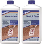 Lithofin MN Wash & Clean - Produit d'entretien quotidien PIERRE NATURELLE - 2 L - Pack discount