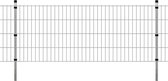 Decoways - Dubbelstaafmatten 2008 x 830mm 10m Zilver 5 stuksuks