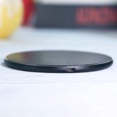 Draadloze oplader - inclusief USB kabel - wireless charger - QI lader -  10W fast charger - zwart