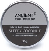 Vegan Shea Butter Sleepy Kokosnoot - Geparfumeerd - Body Butter - 90 gram - Plantaardige Lichaamsboter
