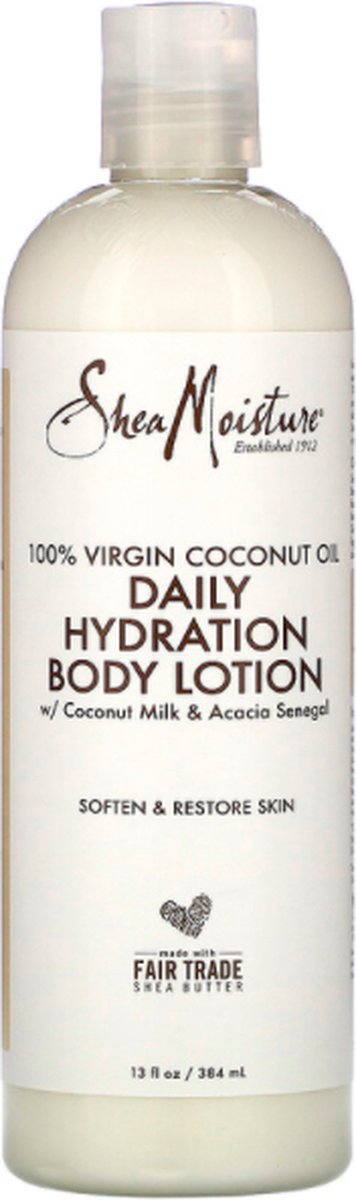 SheaMoisture - 100% Virgin Coconut Oil - Daily Hydration Body Lotion - 384 ml