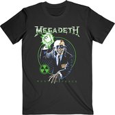 Megadeth Heren Tshirt -L- Vic Target RIP Anniversary Zwart