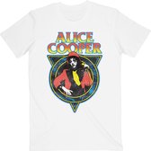 Alice Cooper - Snakeskin Heren T-shirt - XL - Wit