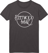 Fleetwood Mac Heren Tshirt -S- Classic Logo Zwart