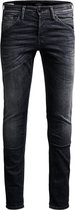 JACK & JONES Glenn Fox loose fit - heren jeans - zwart denim - Maat: 29/32