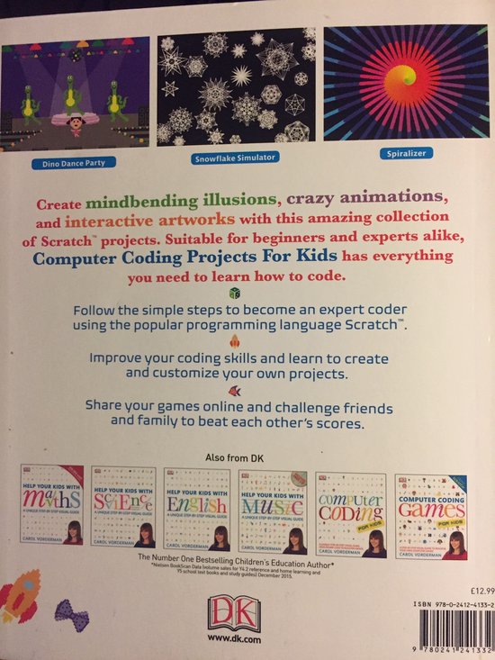 Computer Coding Projects For Kids, Carol Vorderman | 9780241241332 ...