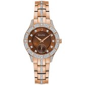 Bulova Phantom Crystal 98L284 Horloge - Staal - Rosékleurig - Ø 30 mm