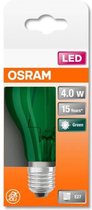 OSRAM 4058075433984 LED-lamp Energielabel G (A - G) E27 Peer 2.5 W = 15 W Groen (Ø x l) 60 mm x 105 mm 1 stuk(s)