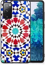 Smartphone Hoesje Geschikt voor Samsung Galaxy S20 FE Cover Case met Zwarte rand Mozaïek
