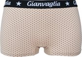 Dames boxershorts Gianvaglia 3 pack stippel beige M