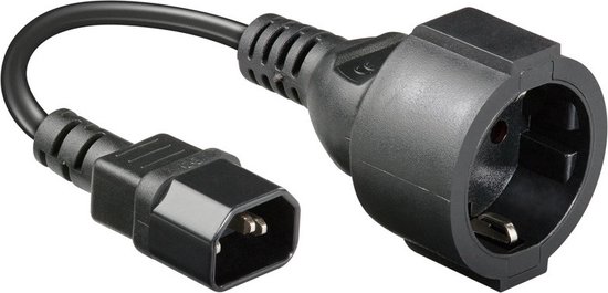 Foto: Adapterstelker geaarde 1 schakelaar
