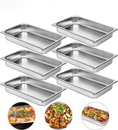 Buffet Plate-Hotel Pan-20x12x2 Inch-6 Pack-voor Catering Party Grillen Bakken Taarten-Hoge temperatuur-Dik Duurzaam Roestvrij staal