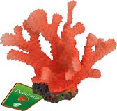 Boon aqua deco ornament polyresin rode bloem, 13x10 cm.