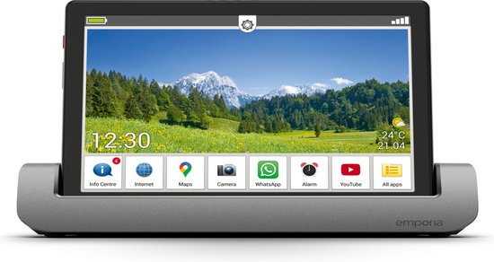 Emporia 10.1 inch Senioren Android Tablet - Zwart
