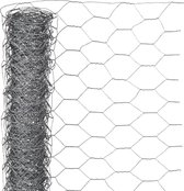 Decoways - Nature Gaas zeshoekig 1x10 m 40 mm gegalvaniseerd staal