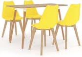 Decoways - 5-delige Eethoek geel