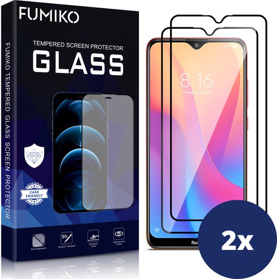 Protecteur d'écran en Tempered Glass Full Cover Xiaomi Redmi 8A - Protecteur d'écran en verre de protection Xiaomi Redmi 8A - 2 pièces