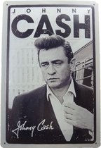 Wandbord Concert Bord - Johnny Cash Himself