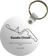 Sleutelhanger - Suzuka - Formule 1 - Circuit - Plastic - Rond - Uitdeelcadeautjes