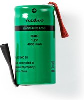 Nedis BANM40R14ZSC Nikkel-metaalhydride-accu 1,2 V 4000 Mah Soldeerlip