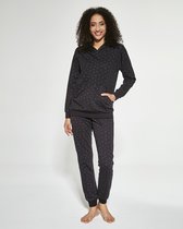 Cornette  CORA | Katoenen  Pyjama Dames Volwassenen | Lange Mouw Lange Broek |  Winter  Pyama |  kangoeroe sweatshirt XL