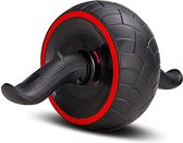 Happygetfit - Fitness buiktrainer AB Carver Pro voor fitness, buikspiertraining, spieropbouw, buikroller (rood)