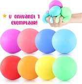 Neon stressbal 7 cm - 1 exemplaar - Fidget Toys - Stressbal volwassenen - Kinderen - Voor de Hand