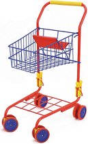 winkelwagen speelgoed kind - 60 cm - met poppenzitje - metaal - zwenkwieltjes