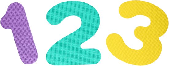 Tapis de puzzle Let's Play - 18 pièces - Avec figurines colorées - 96 x 96 cm - Mousse