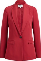 WE Fashion Dames regular fit blazer met stretch