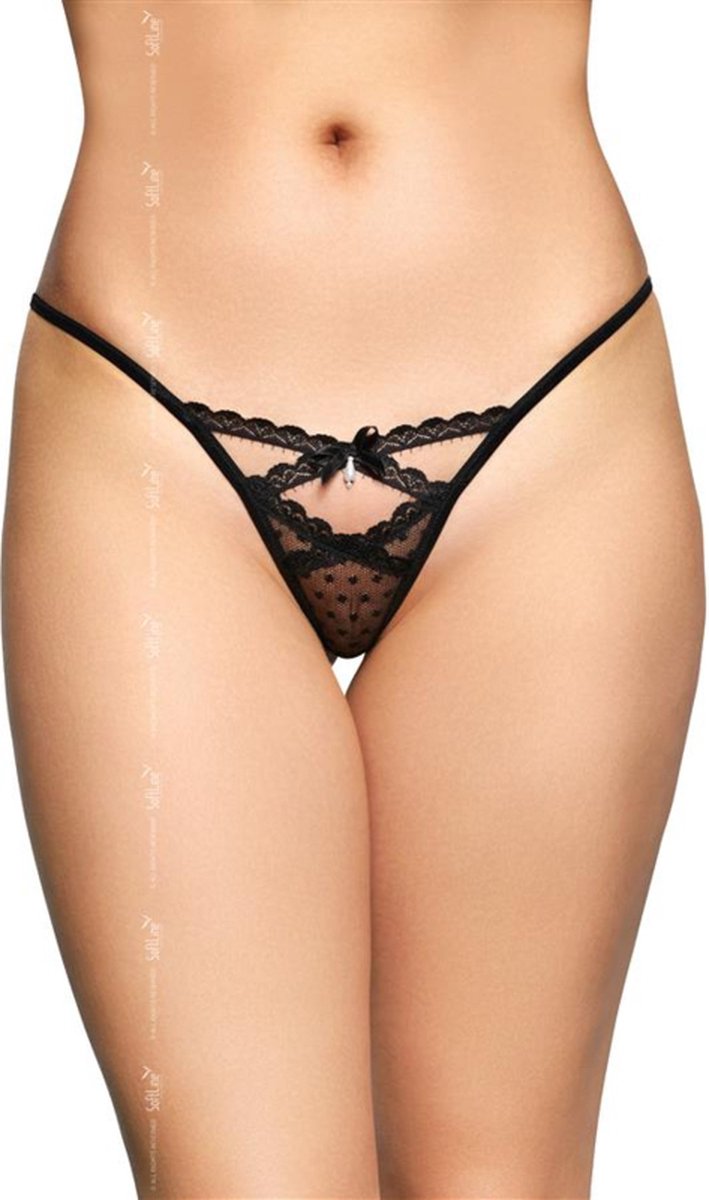 SoftLine sexy string S/M zwart