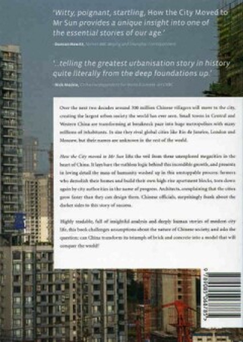 How The City Moved To Mr. Sun - back cover
