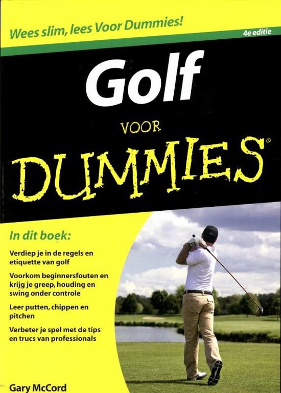 Cover van het boek 'Golf voor Dummies'