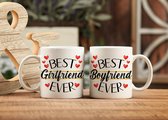 Valentijn Boyfriend/Girlfirend Set  - Beker - Valentijnscadeau - Cadeau - Valentijn - Gratis Inpak Service