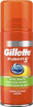 Gillette - Scheergel - Fusion5 - Ultra Sensitive – 3× 200 ml – voordeelverpakking
